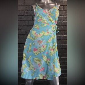 Lilly Pulitzer Sleeveless Wrap Dress